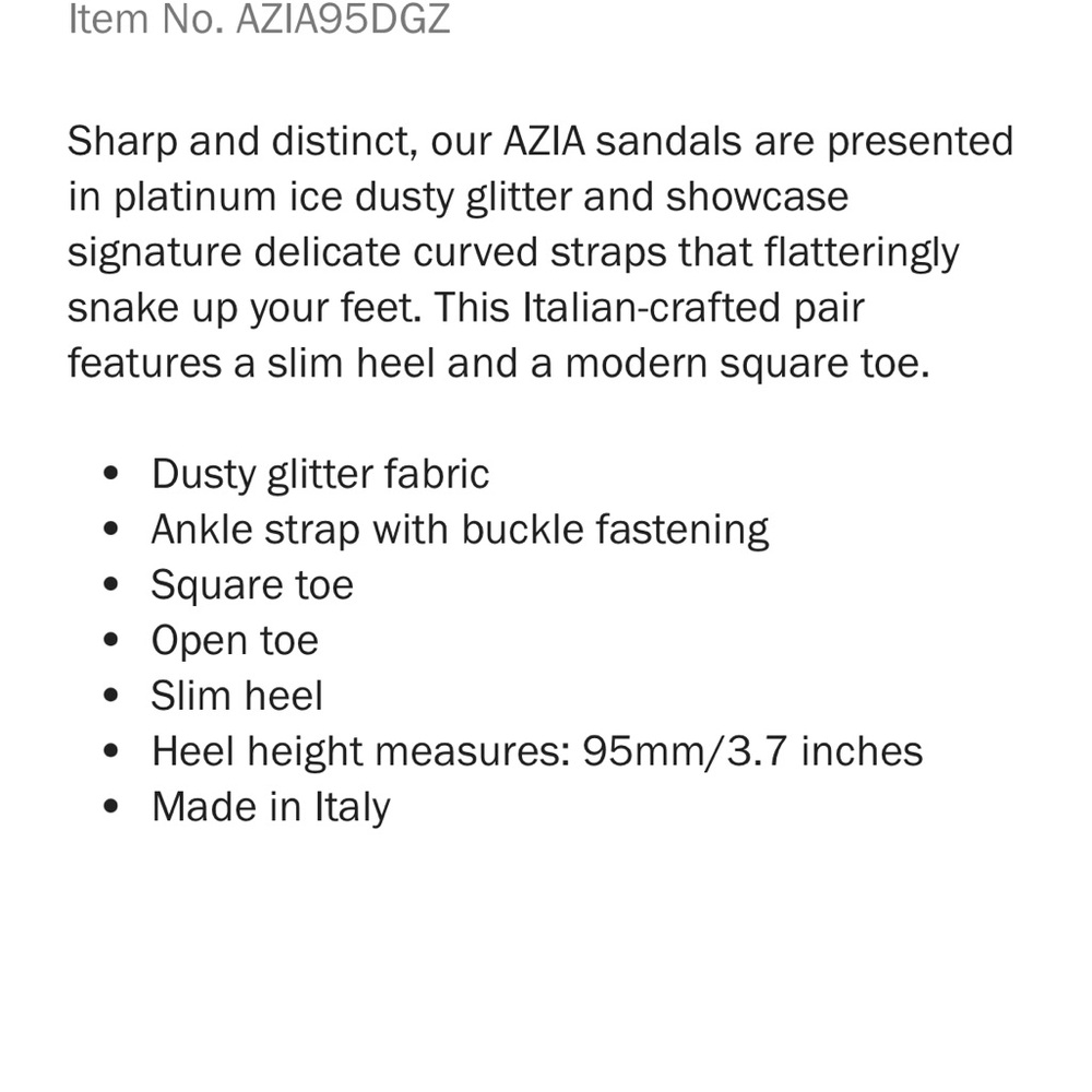 JIMMY CHOO Platinum Ice Dusty Glitter Sandals - Picture 5 of 8